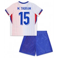 Frankrike Marcus Thuram #15 Bortedraktsett Barn EM 2024 Kortermet (+ Korte bukser)